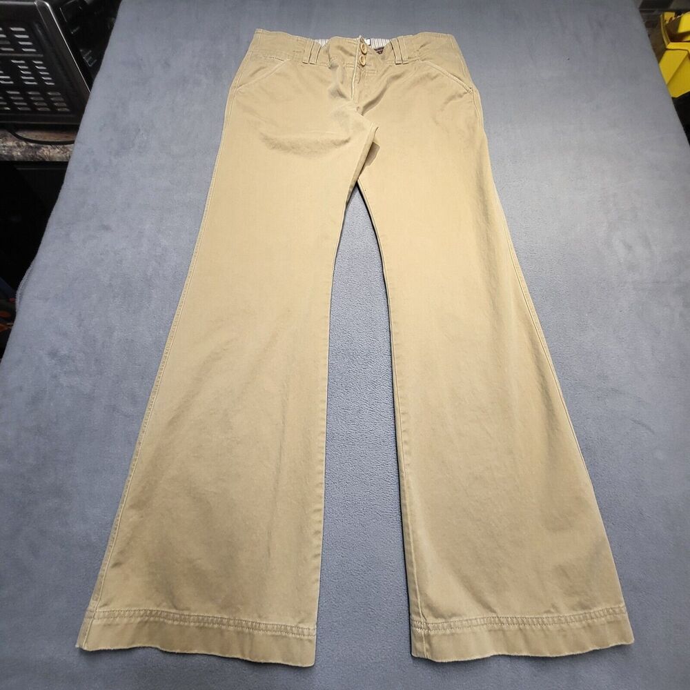 Abercrombie & Fitch Khaki Wide Leg Pants